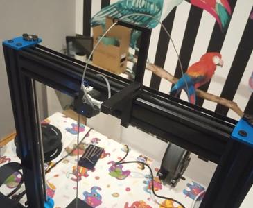 Artillery Sidewinder X1 filament guide & sensor mount