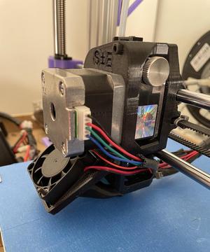 Custom Fan duct for Titan Extruder by S±E