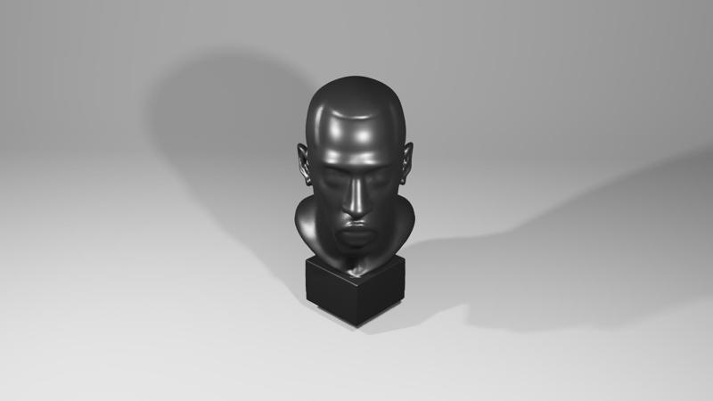 3D Bust of Iconic Hip-Hop Mogul - Inspired by P Diddy