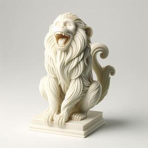 383 Laughing Monkey - 3D Printed Full-Figure Statue, animal, model, 3d model, statue, 3d print, low poly, creature, sculpture, cat, fantasy, art, dragon, wood, base, sword, warrior, wild, dog