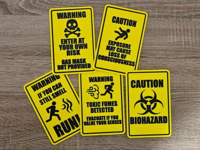 Bathroom Survival Signs: Funny Warnings Collection