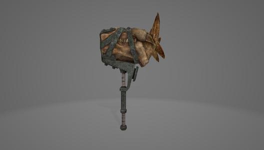 MONSTER HUNTER WORLD BONE 3 HAMMER