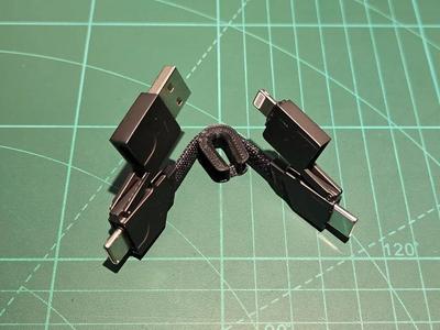 Portable charging cable spacer protector   