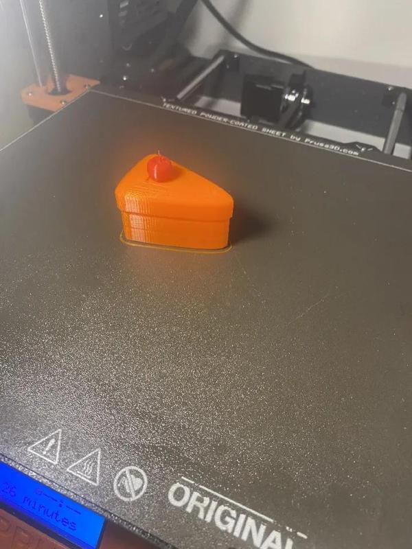 Cake with a cherry on top   