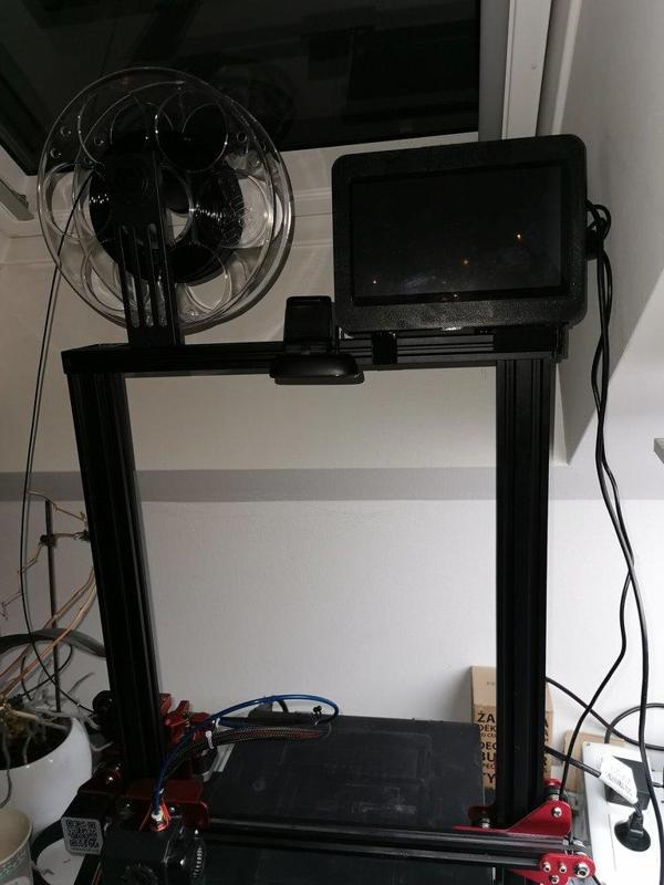 Cr10 s pro EVICIV  7" LCD enclosure  and holder 