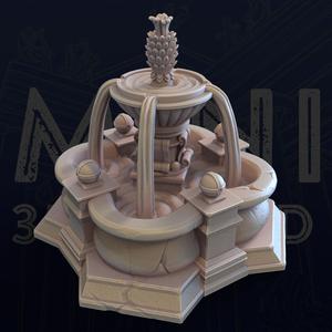 Roman Fountain by 'A Mini 3D World'