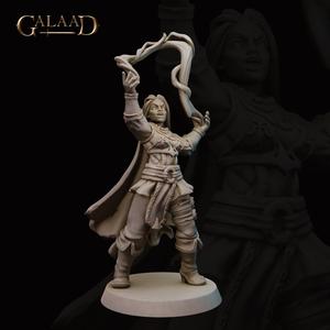 Female Mage Casting Spell