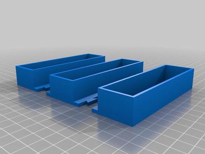 parametric hard disk holder with assemly tabs