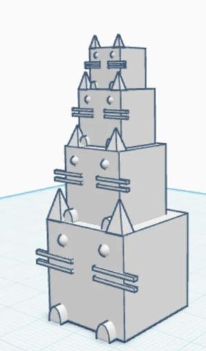 A cat on a cat on a cat on a cat   