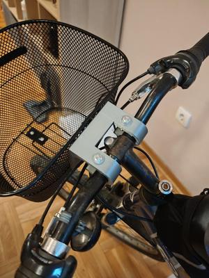 Bike Basket mount for mountain bike