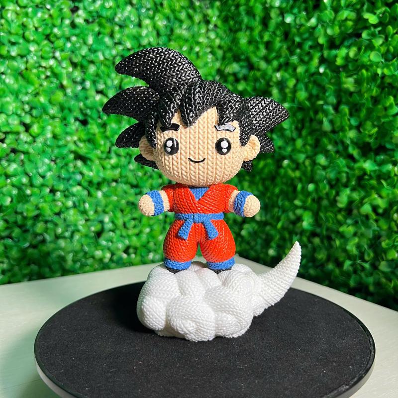 Dragon Ball Goku Knitted - Crochet - STL & 3mf Multicolor