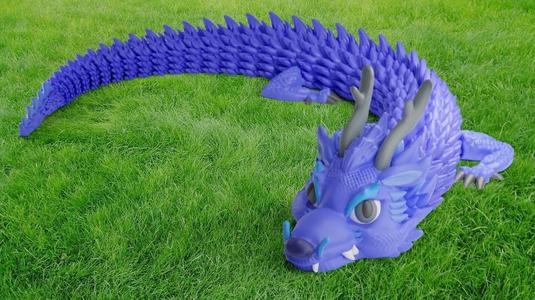 Articulated Baby Chinese Dragon - FLEXI PRINT-IN-PLACE