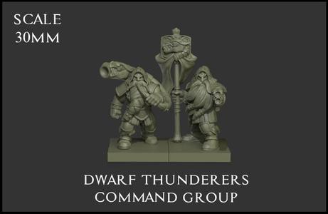 Dwarf thunderers command group