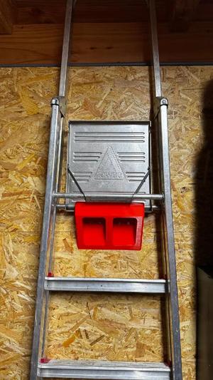 folding ladder holder   