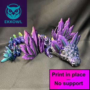 Cute flexi Nymerae (ocean dragon) print in place no support