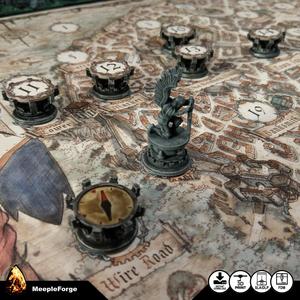 Location Tokens and Free Company Marker Compatible with Oathsworn