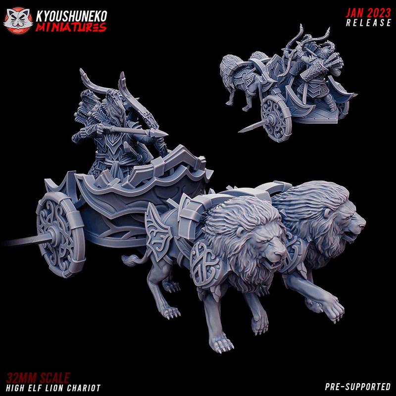 High Elf Lion Chariot