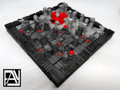 Deathstar puzzle and cathedral game