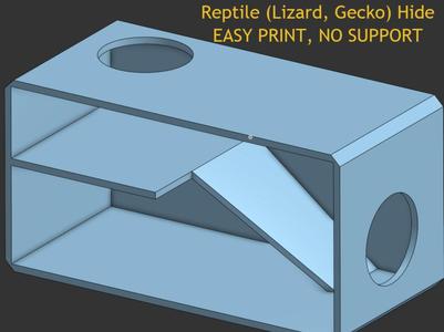 Lizard house (Gecko) - Hide for terrarium