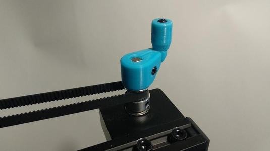 Z Axis Manual Crank for Belt-Linked Dual Drive 