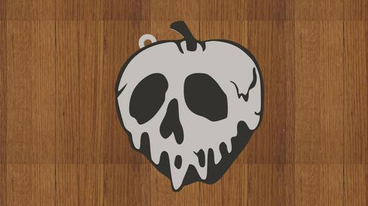 KEYCHAIN SKULL APPLE
