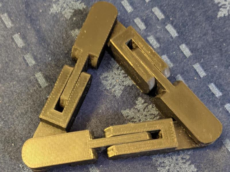 Flexagon fidget