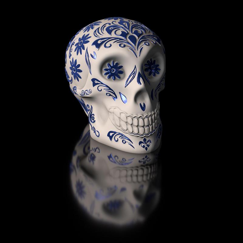 Skull Skull Sugar Flowers