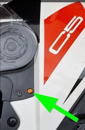 Schuberth C5 Chin Bar Lock Pin  / Kinnteil Verriegelungs Stift   