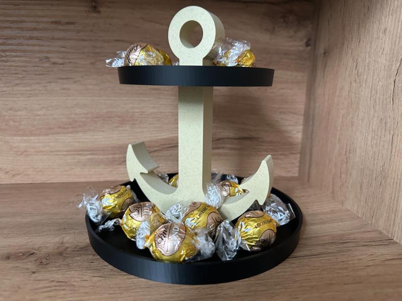 Anker-Style Modern Maritime Serving Stand