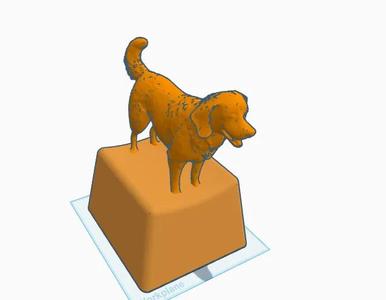 Dog Keycap   
