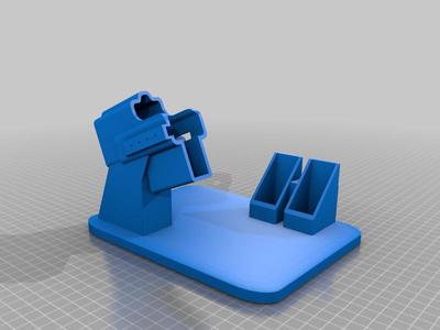 Glock Angled Stand with Magazine Holders