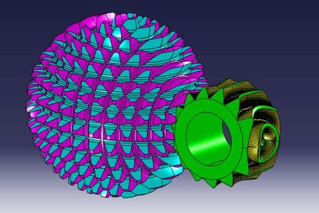Gears for ABENICS Active Gear Joint