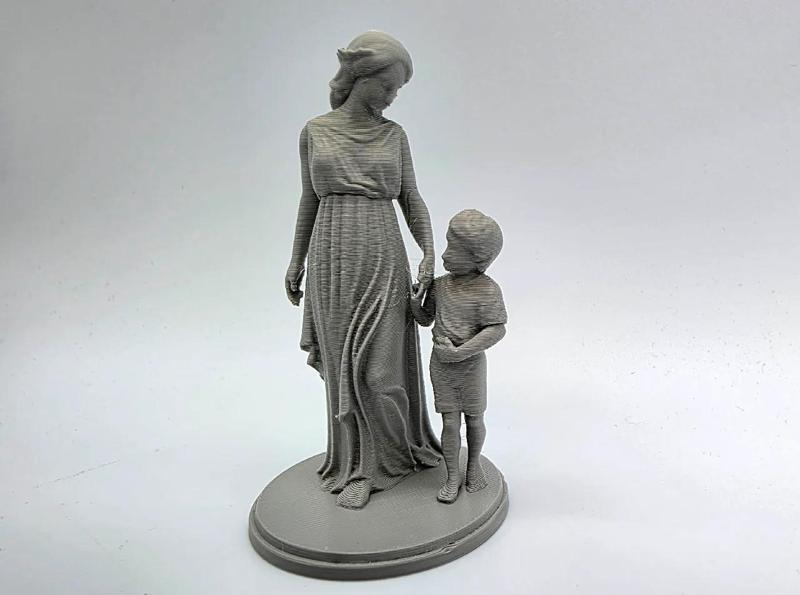 Mother & Son Sculpture   
