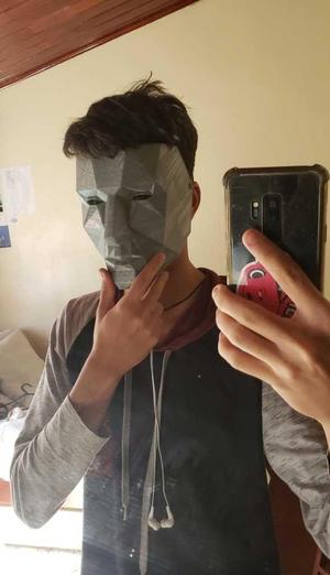 Mask with Holes For Elastic