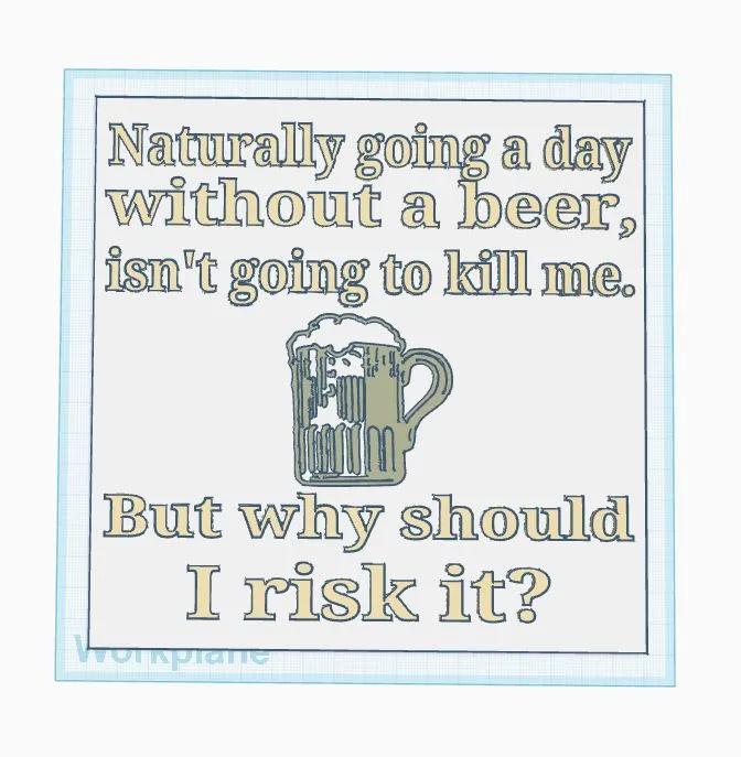 Going Without a Beer Sign   