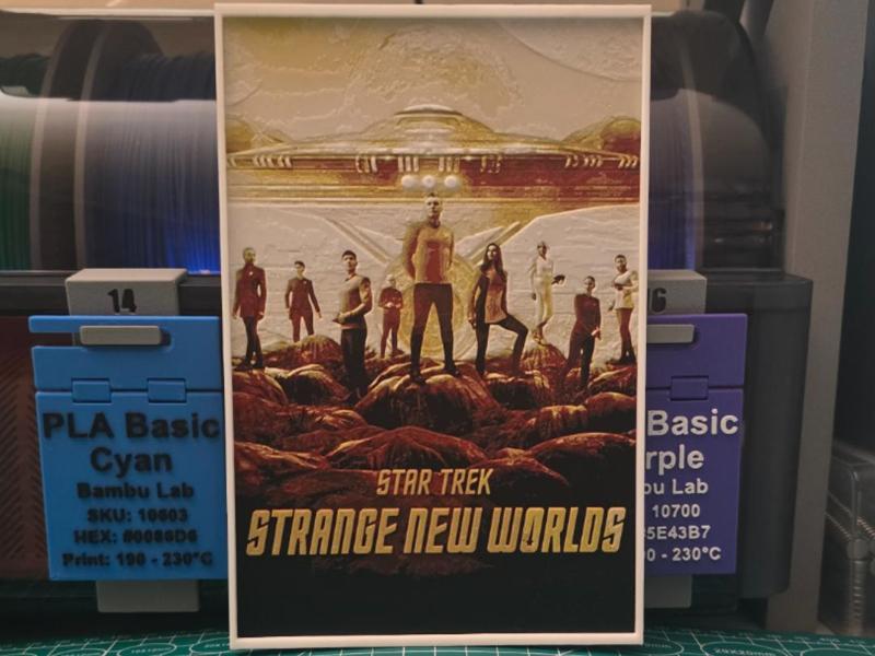 Star Trek: Strange New Worlds Poster - Hueforge