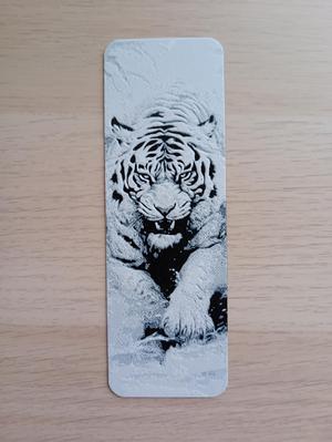 White Tiger Bookmark
