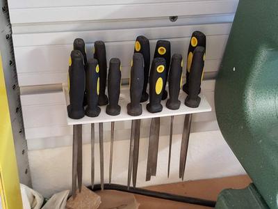 Slatwall tools holder