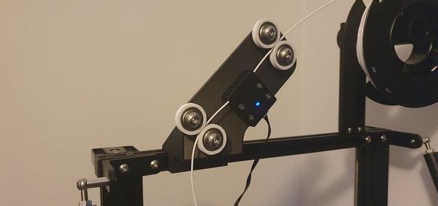 CR10 v3 Filament Guide with M8 Hardware