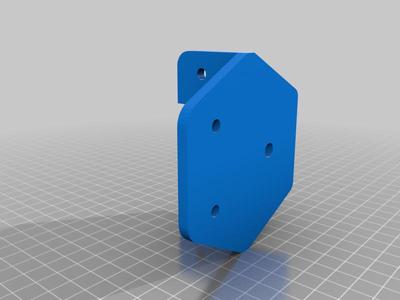 4040 Extrusion Right Angle Mounting Plate