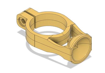 Replace for mount part of phone holder for bicycle (for 65mm tube)