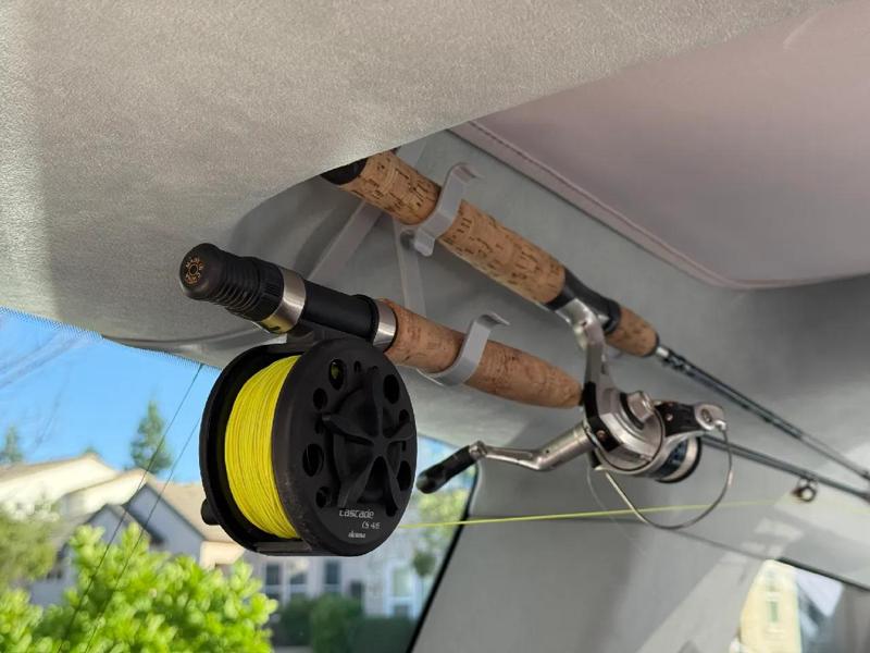 Rivian R1S Headliner Fishing Rod Holder   