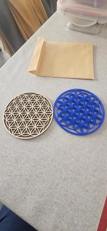 plateau fleur de vie   