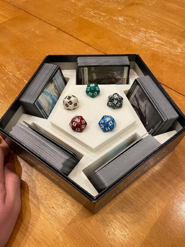 interior box for MTG game night box divider   