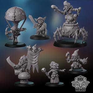 Kaos Goblin Warband (Pre-Supported Included)