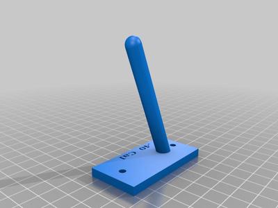 Glock .40 cal barrel wall mount