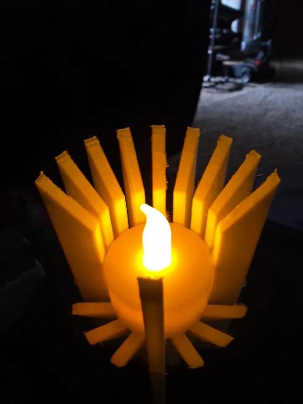 Candle tea light holder v6   