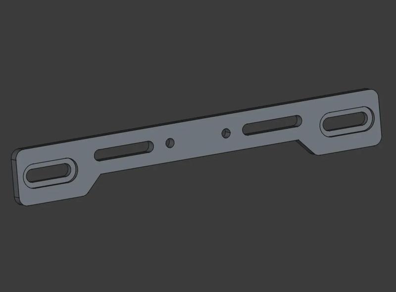 License plate bracket for backup camera   