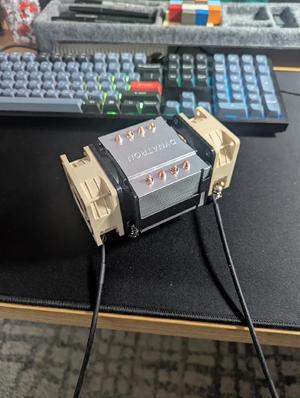 Dynatron A47 AM5 Cooler Noctua Adapters   