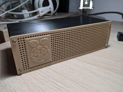 Raspberry Pi 4 NAS HDD SDD Case Enclosure Mini PC